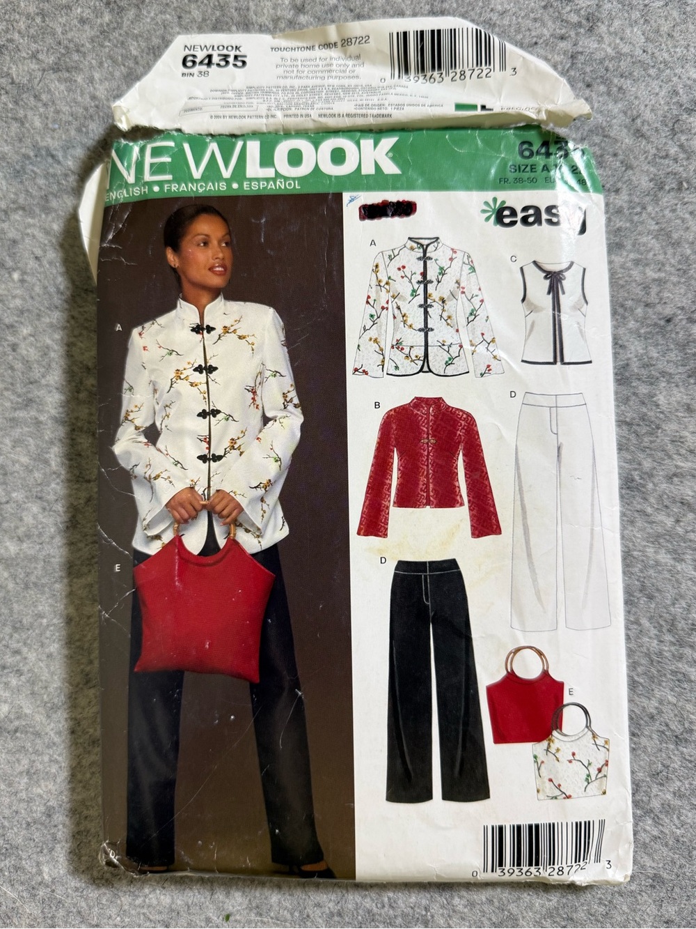 New Look UNCUT 6435 sewing pattern women’s 10-22